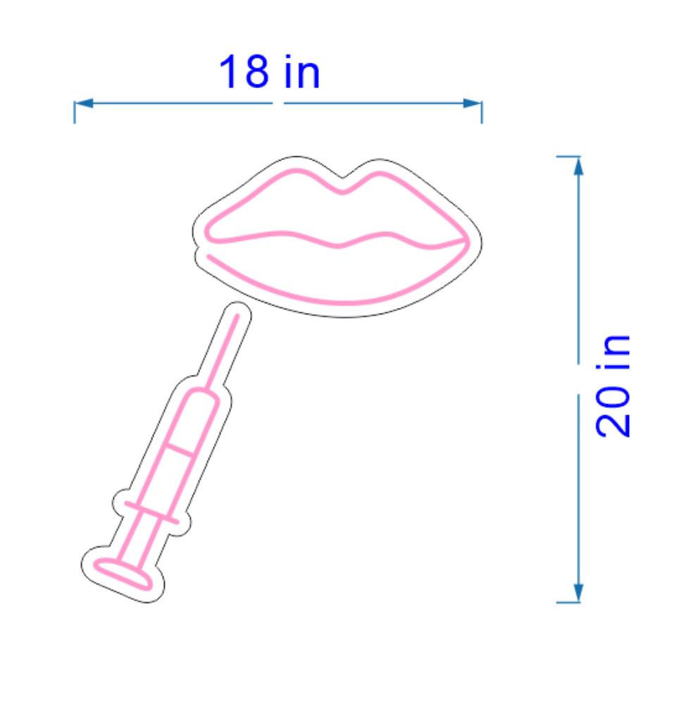 Custom Lip LED Sign
