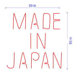 Custom Made in Japan Sign