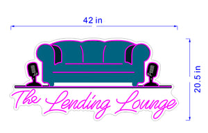Custom Lending Lounge Sign