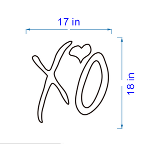 Custom XO Neon Sign