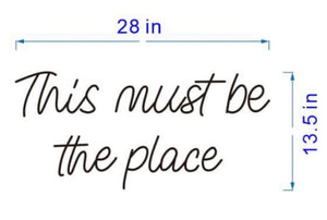 Custom This Must Be The Place Neon