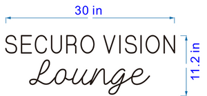 Custom Securo Vision Neon Sign