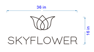 Custom Sky Flower Sign