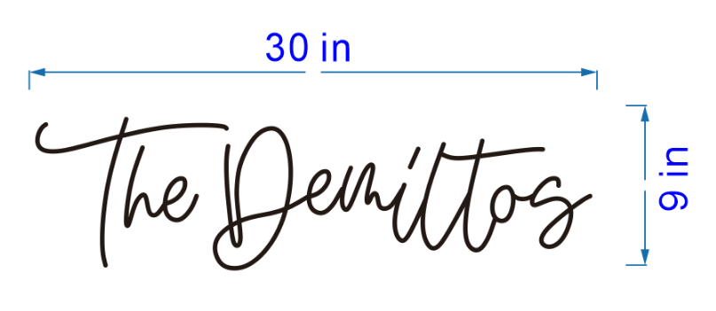 Custom The Demiltos Neon Sign