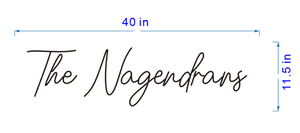 Custom The Nagendrans Sign