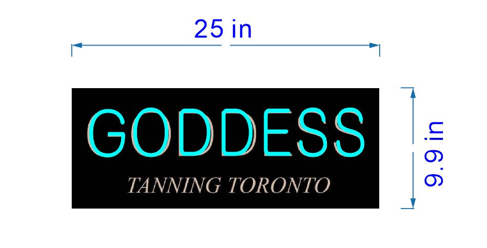 Custom Goddess Neon Sign