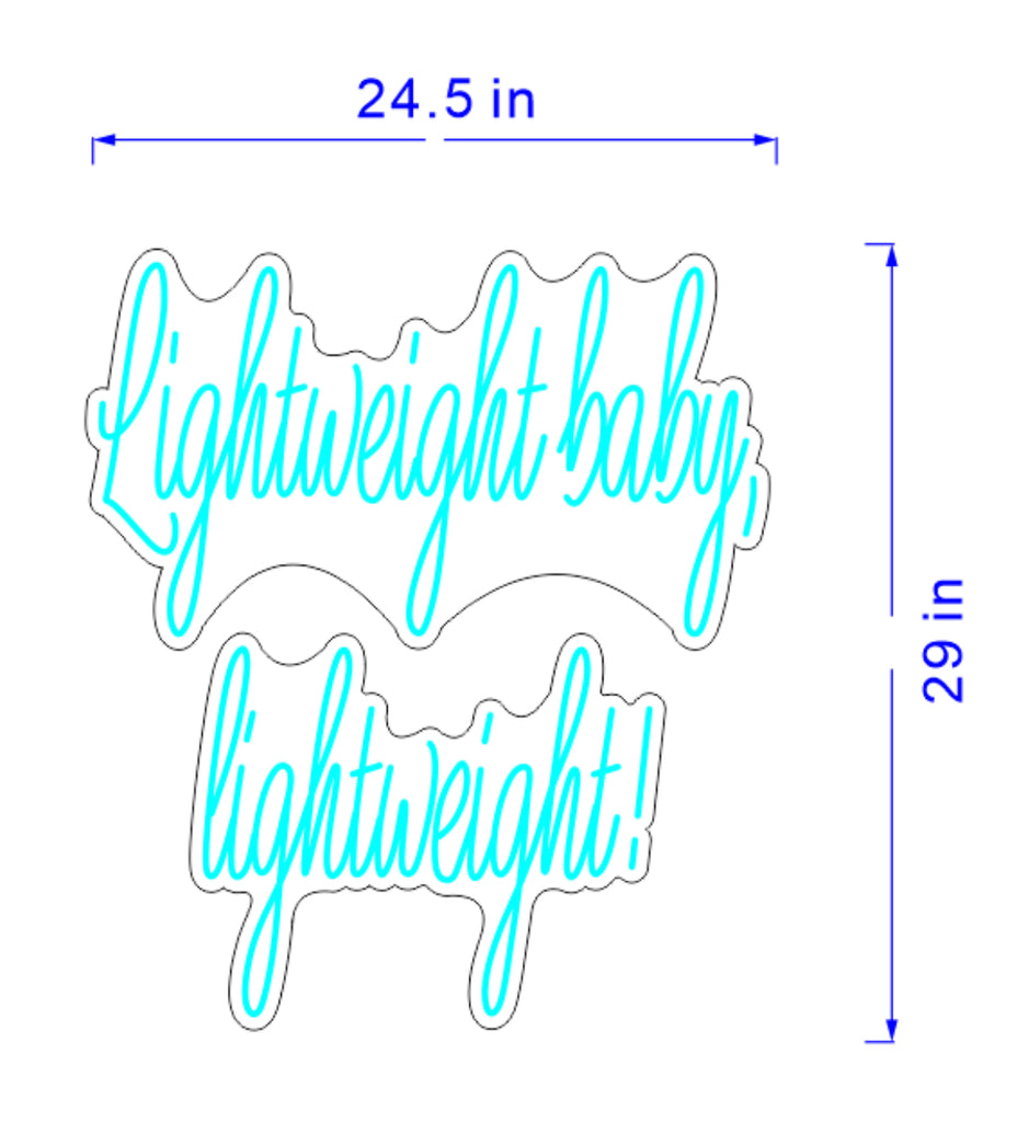 Lightweight baby, lightweight!