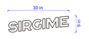 Sirgime Sign