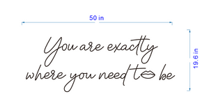 Custom you are where... neon signs